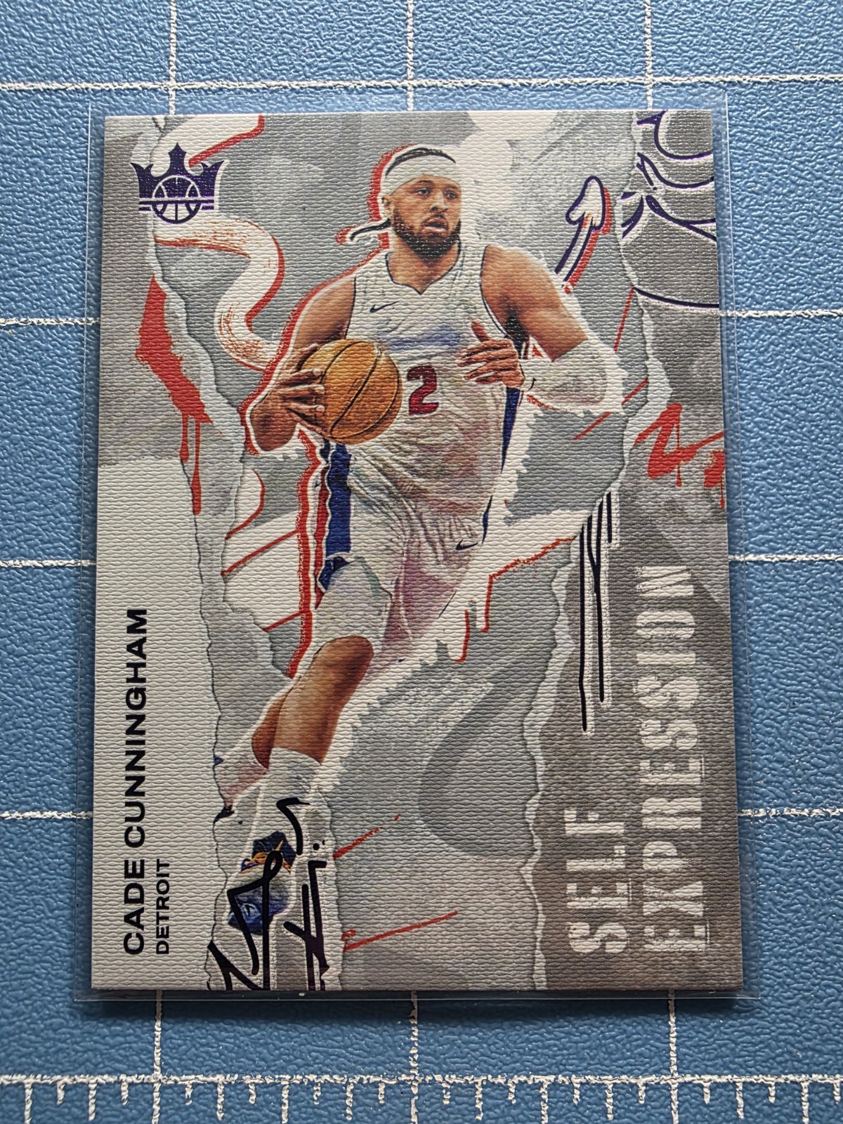 2025-26 Panini Court Kings - Cade Cunningham #1 - Self Expression Violet 09/49