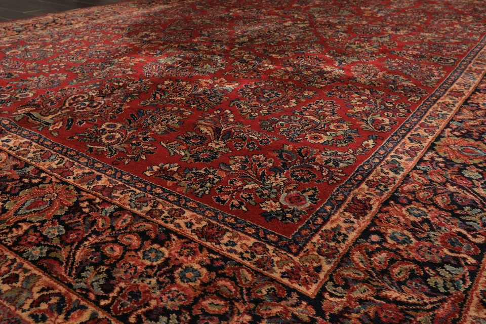 Alfombra Karastan 8'8''x12 Hecha a Máquina Nueva Zelanda Lana Borgoña Karastan Saroukk Foto 3 de 4