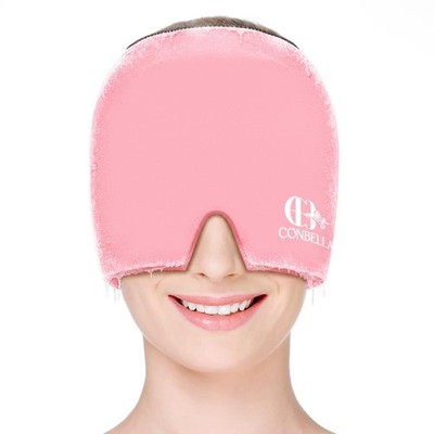Migraine Relief Cap, Soothing Headache Ice Face Mask Products, Hot and Cold T...