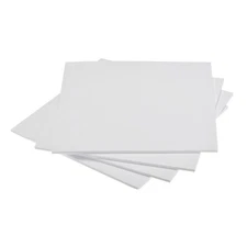 4 Pack 9.84 x 9.84" 5mm Thickness EVA Foam Sheets for Arts White