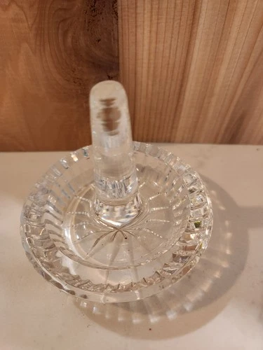 Waterford Vanity Crystal Ring Holder Vintage Great Gift