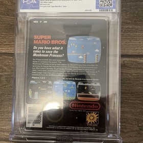 PSA 7.5 Super Mario Bros. NES CIB Made In Japan, No Rev-A, Round SOQ, 3 Screw!