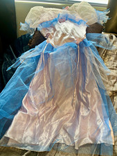 Vintage 2003 Barbie Swan Lake Girls Dress Costume (M) 5-6X