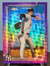 2025 Topps Chrome Logofractor CODY BELLINGER #83 Purple Refractor /250 Yankees