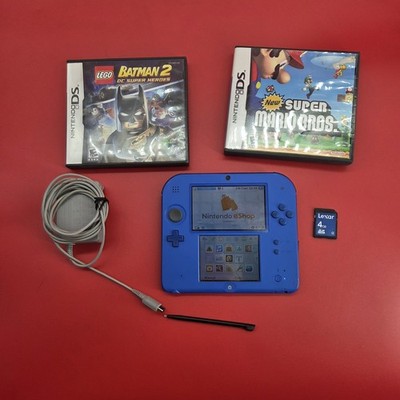 Nintendo 2DS With Pokémon Platinum On Virtual Console And Mario Kart Predownload