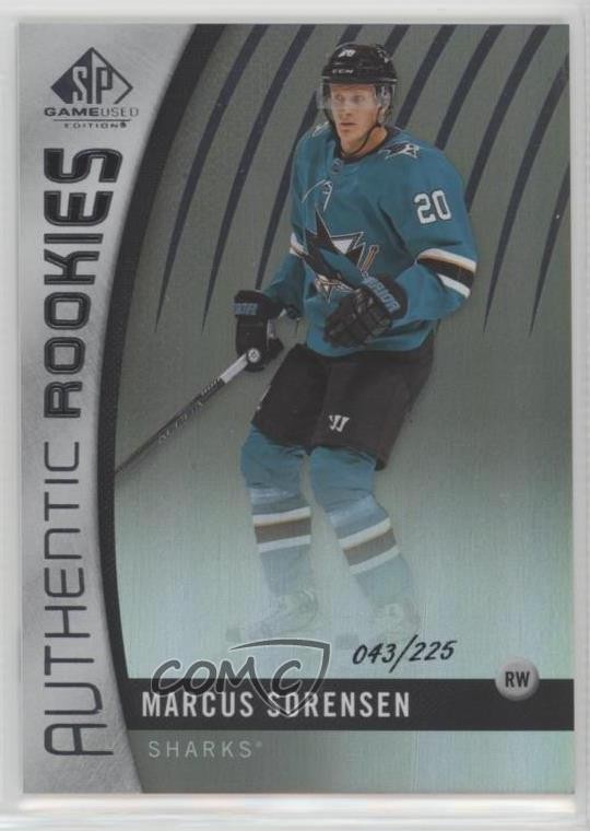 2017-18 SP Game Used Edition Rainbow 43/225 Marcus Sorensen #103 Rookie RC 2wi
