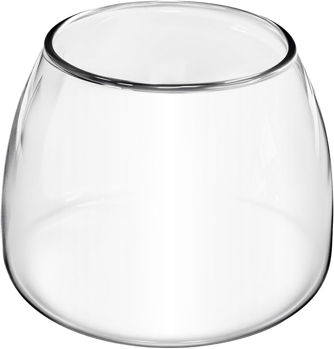 7 OZ Burr Coffee Grinder Glass Jar Carafe Compatible with KitchenAid Burr Grinde