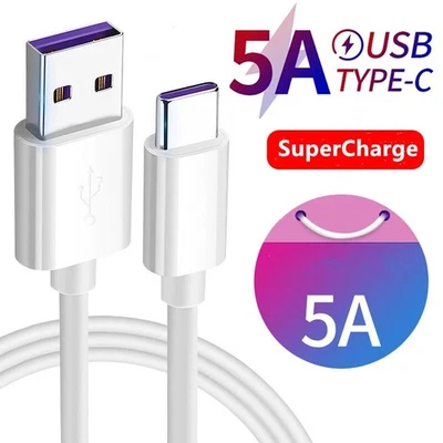 Câble USB Type C Chargeur Rapide Data Blanc pour Samsung Huawei p30 XIAOMI OPPO - Photo 1/4