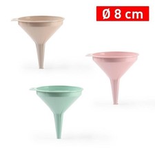1 Pezzo Imbuto Multiuso in Plastica Colorato 8 cm 3 Colori