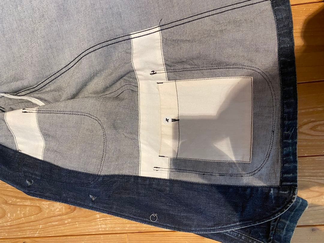 Engineered Garments Denim Jacket 3Btn Work Casual… - image 7