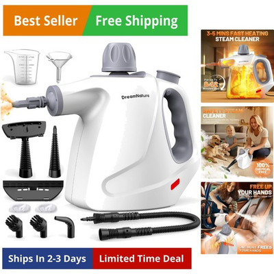 #ad #ad Multi Surface Handheld Pressurized Steam Cleaner with 11 Pieces Accessories ... $82.72
