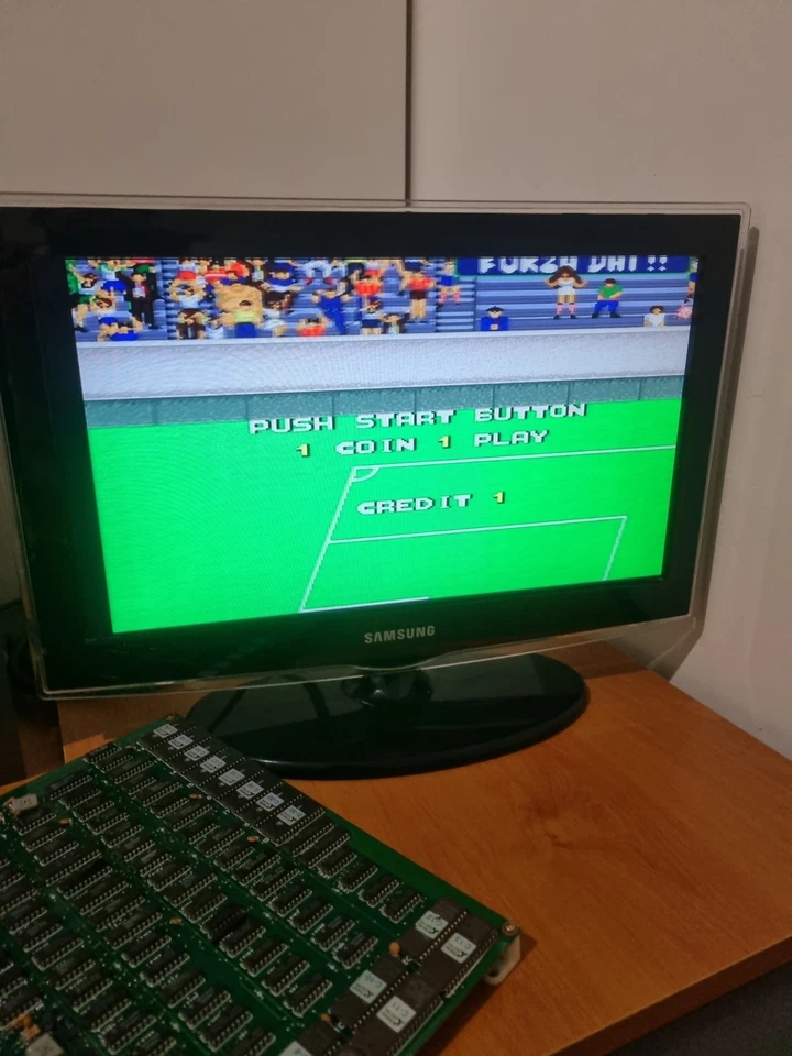 Bootleg PCB JAMMA Euro League Jeu Arcade - Photo 2/4