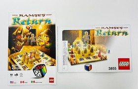 LEGO Ramses Return 3855 Box & Instructions Building Game Missing Crowbar - I3