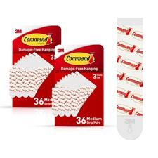 Command Medium Refill Adhesive Tape Strips 72 Strips 0.28 per strip