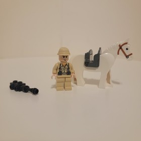 Vintage Lego Indiana Jones Lot 12 Figs 4 Sets & Parts 7625 7682 7624 7622 7620