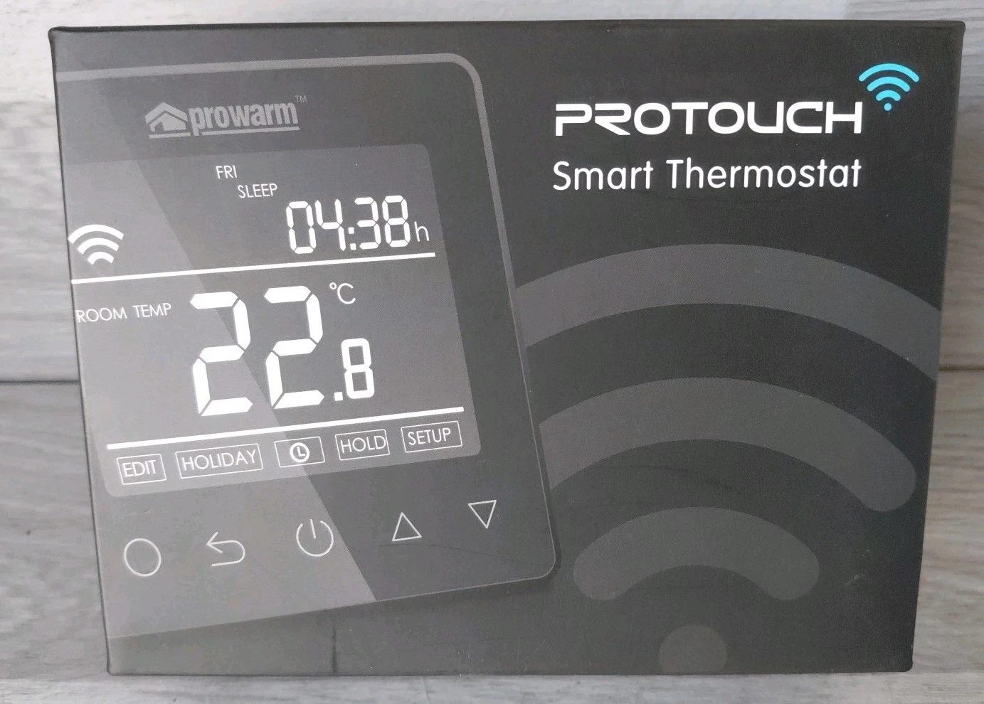 Pro Warm Pro Touch Smart Thermostat E Wi Fi For Under Floor Heating Black