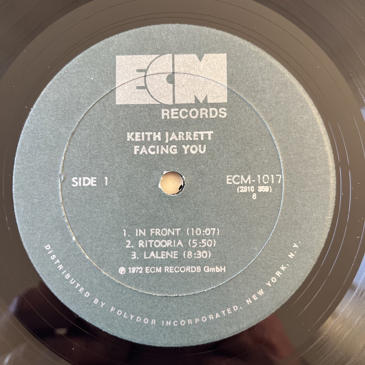独LP Keith Jarrett Facing You ECM1017ST ECM Records /00260 Keith Jarrett ‎ ~Facing You ~ Vintage GERMAN IMPORT LP ECM