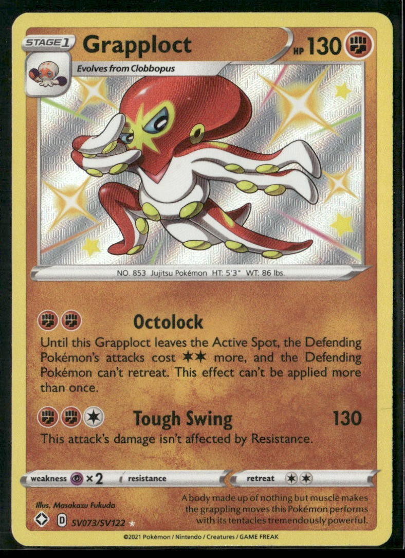 Grapploct Holo Shiny Holo Rare Shining Fates: Shiny Vault SV073/SV122 NM