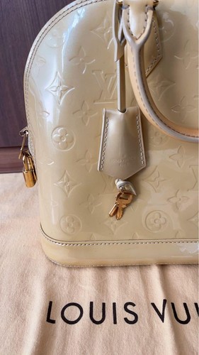 Louis Vuitton Monogram Vernis Alma Bag Designer Handbag Luxury Leather Iconic - Picture 9 of 10