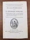 Republican Calendar 1793 National Convention French Revolution Clock