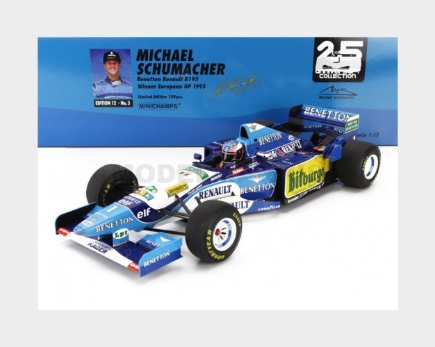 MINICHAMPS 517952101 Benetton - F1 B195 Team Mild Seven