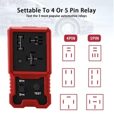 New Automotive Electronic Relay Car Relay Tester Universal 12 V LED Indicator