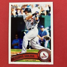 Yadier Molina 2011 Topps Card #90 St. Louis Cardinals