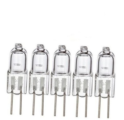 Halogen G4 T3 5 Watt 50lm Bi-Pin Bulb 12 Volt A/C or D/C for Accent 5.0 Watts