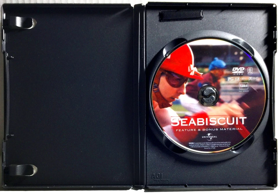 Seabiscuit (DVD, 2003, Full Screen) Like New ! Tobey Maguire Elizabeth Banks - Image 3 of 3