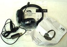 NEW - CYBER ACOUSTICS USB STEREO HEADSET WITH MICROPHONE AC-6012