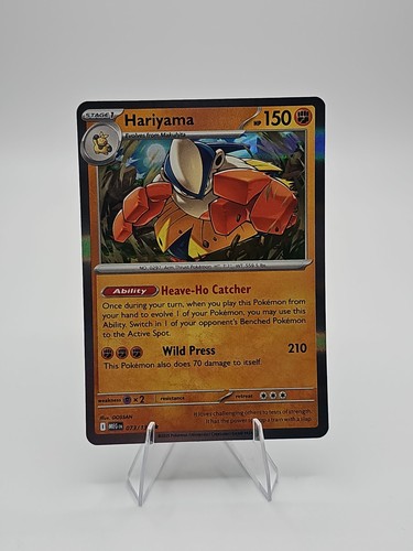 Hariyama 073/132 Mega Evolution Holo Rare Pokemon TCG Card