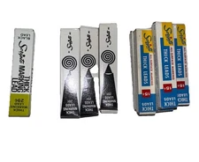 Lot Scripto Long Thick Leads Black & Red Mechanical Pencil G820 RED / G920 RED