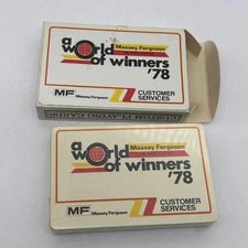 A World Of Winners ‘78 Massey Ferguson Or Orlando Florida Playing Cards MF