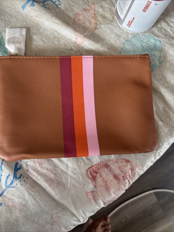 AUGUST 2025 Ipsy Glam Bag 5x7 Makeup Bag  Just The Bag Cute To Put Makeup