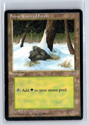 (6X) SnowCovered Forest Ice Age Common – MTG Magic the Gathering Card - Picture 5 of 15
