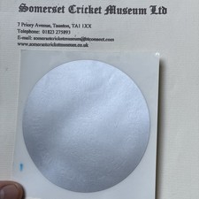 Somerset County Cricket Club - Car Sticker (Silver)