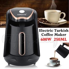 600W Electric Turkish Greek Coffee Maker Home Boiled Coffee Kettle Brew Espresso