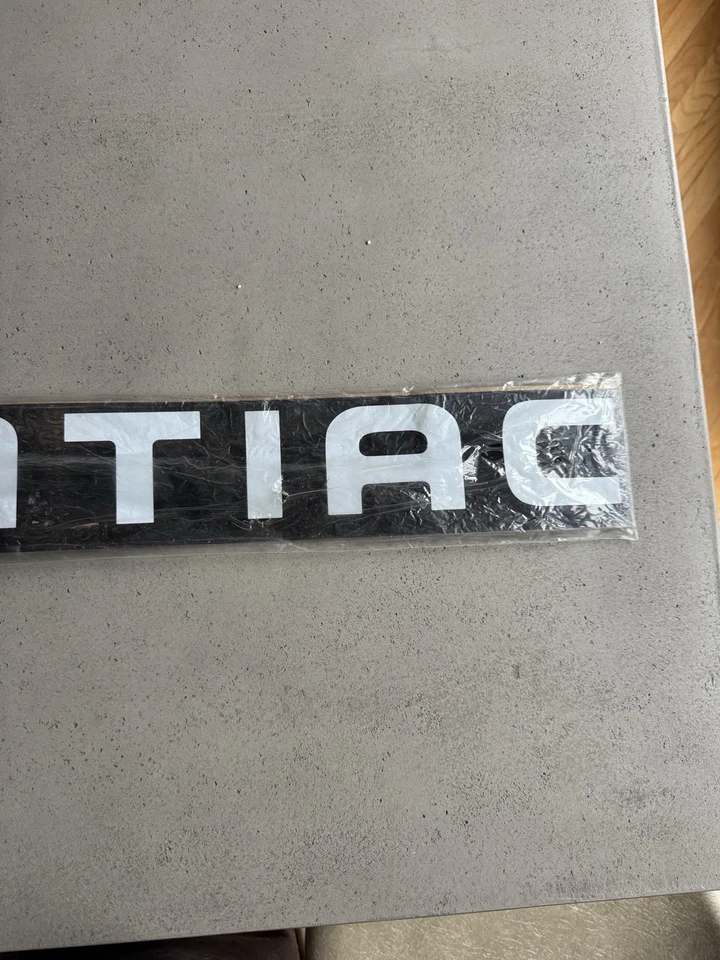 Calcomanía vintage parasol tinte 3M Pontiac retro gráfico de carrera nueva hecha en EE. UU. Foto 3 de 4