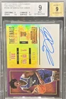 2017 De'Aaron Fox Panini Contenders FINALS Ticket Auto RC #105B BGS 9 #/25 SPURS