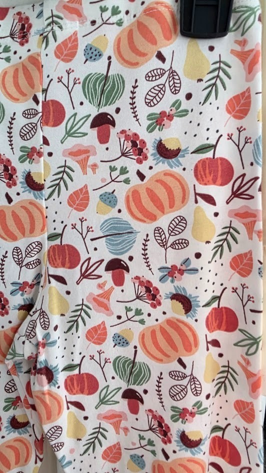 Bonnie Jean Girls 6X Mixed Print Autumn Pumpkin Leggings Set New w Tags image 6