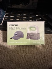 EENOUR Hat Press Machine, Mini Heat Press for Caps with 3 Heating Levels &amp; Auto-