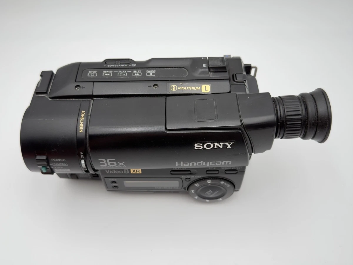 Videocámara Sony Video8 (Hi8) CCD-TR415E con función de reproducción Hi8 - Probada