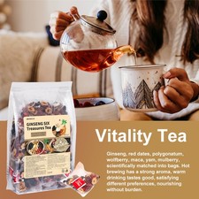 Ginseng Six Treasure Tea Kidney Tea Liver Tea Red Date Wolfberry Maca Tea 25pc
