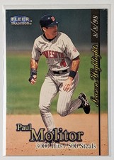 1998 Fleer Tradition Update Paul Moliter Minnesota Twins #U6