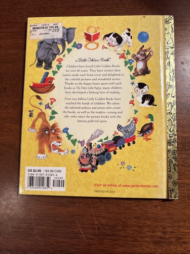 GOLDEN BOOKS Sesame Street MONSTER at the End of This Book GROVER Gold Spine - Picture 4 of 7