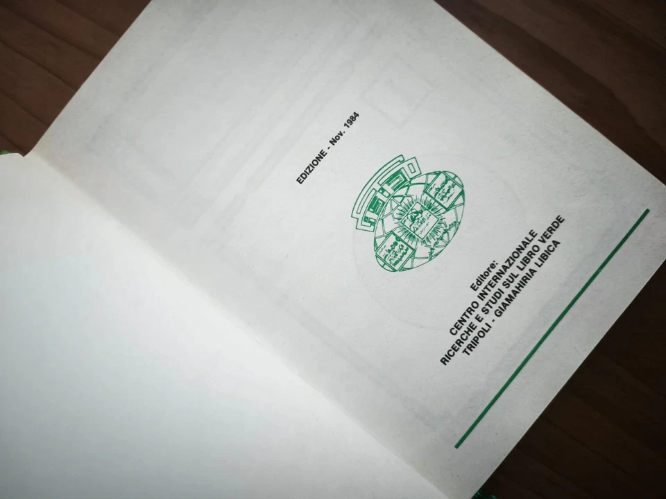 Il libro verde commenti e recensioni, vol. 1, Gheddafi. - Immagine 3 di 4