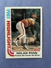 Topps Nolan Ryan 1982 Highlight Pitches 5th Career No-Hitter #5 Baseball Card