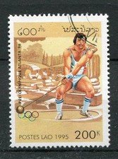 LAOS, 1995, Stamp 1175, Sport, Olympic Games, Hammer, Canceled
