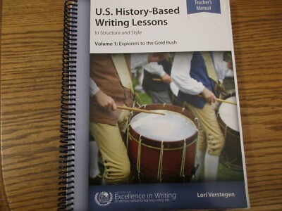 IEW-U.S. History-Based Writing Lessons Vol. 1 set (student/teacher) (3rd ed)