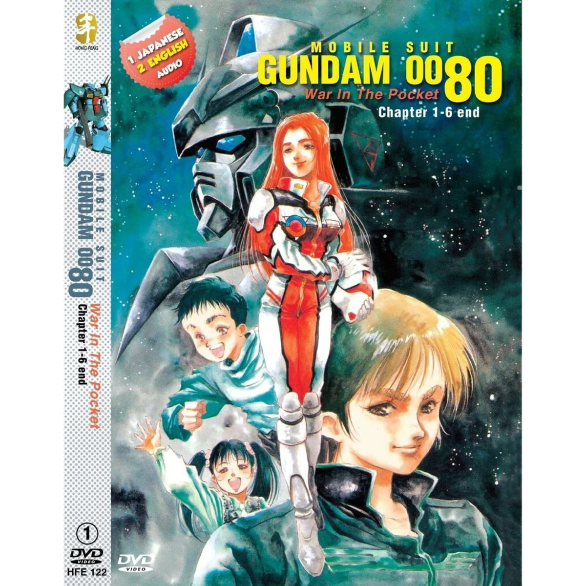 DVD Anime Mobile Suit Gundam 0080 TV Series Vol.1-6 End English